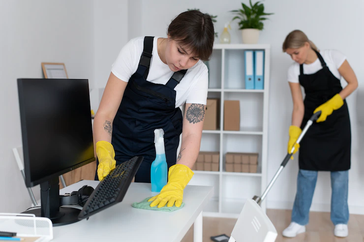Clean and organized interior after professional cleaning service